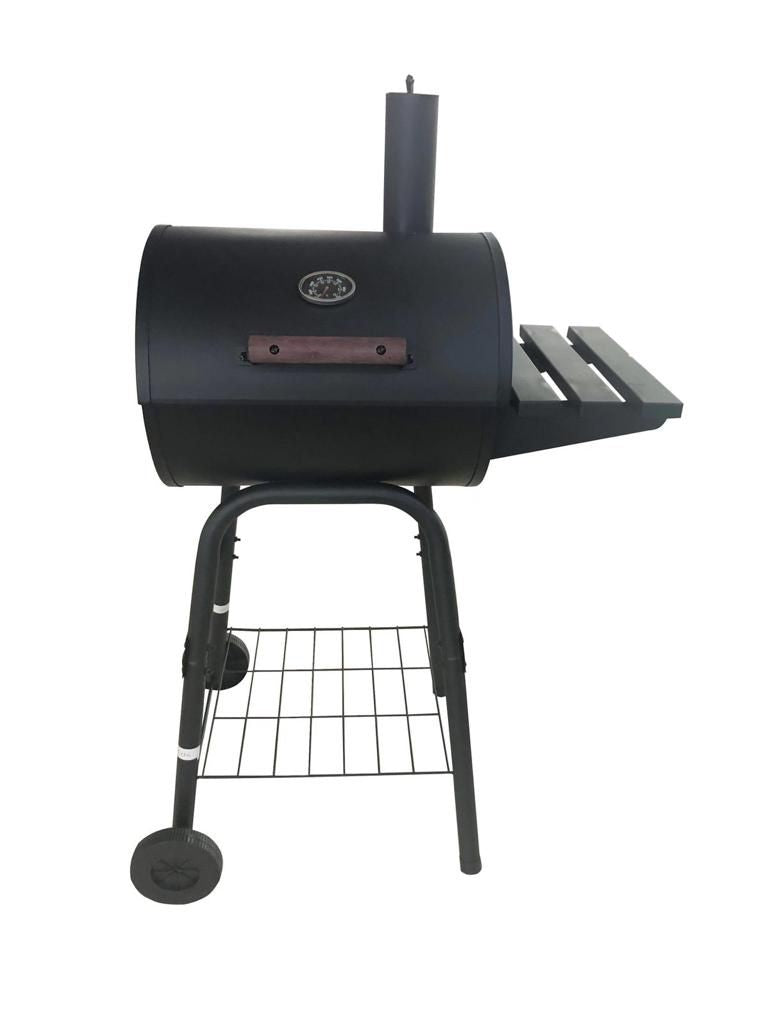 17.5-in W Black Barrel Charcoal Grill