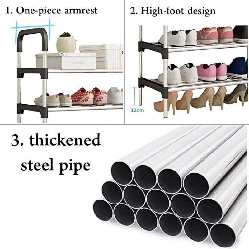 Six Layer Shoe Racks Free Standing Shoe Storage