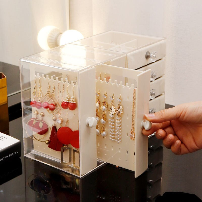 Large Capacity Jewellery Storage Box, Transparent Display Stand