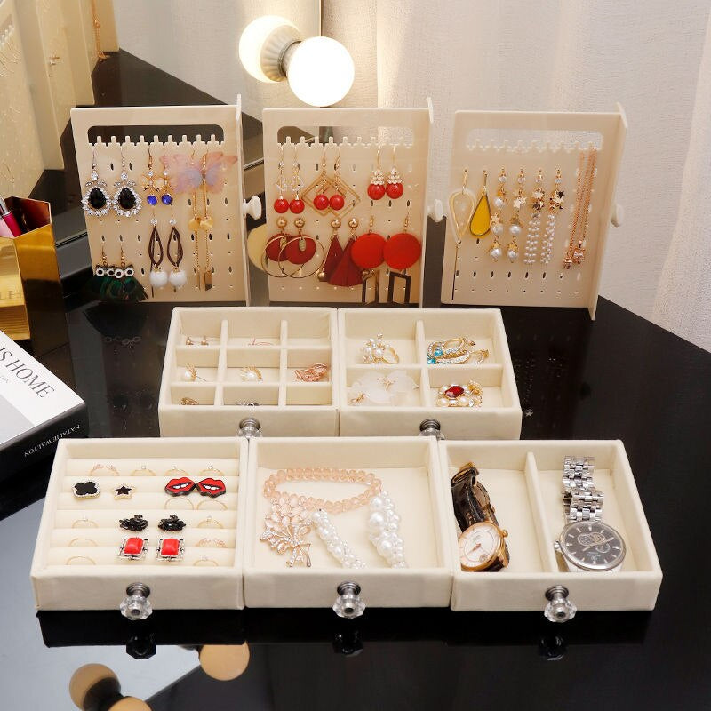 Large Capacity Jewellery Storage Box, Transparent Display Stand