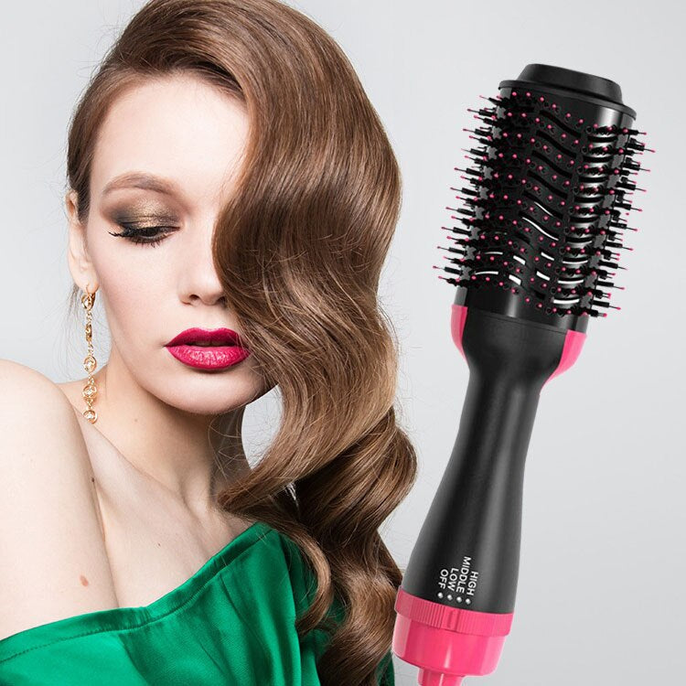 3 in 1 One Step Hair Dryer Hot Air Brush Straightener Curler Comb Hair Dryer and Stylist