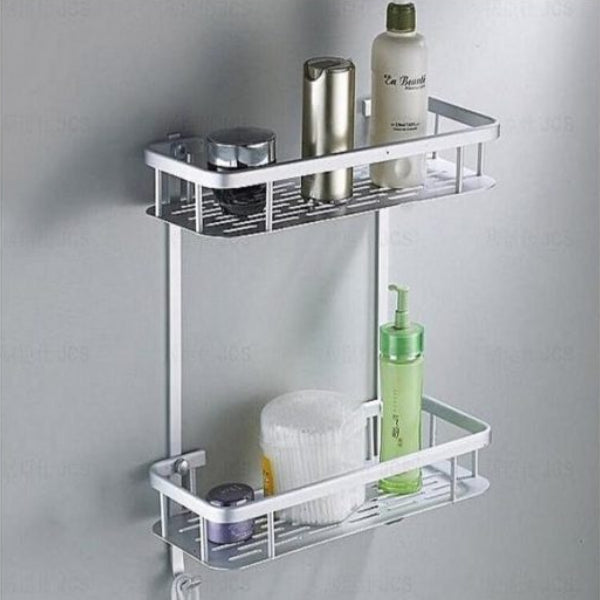 2 Tier Aluminium Bathroom Rack