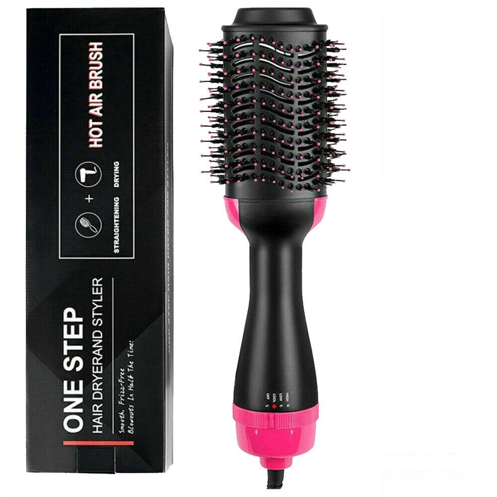 3 in 1 One Step Hair Dryer Hot Air Brush Straightener Curler Comb Hair Dryer and Stylist