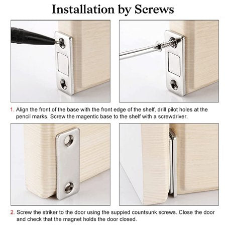 Ultra thin Self-Adhesive Magnetic Drawer/Cabinet Catcher