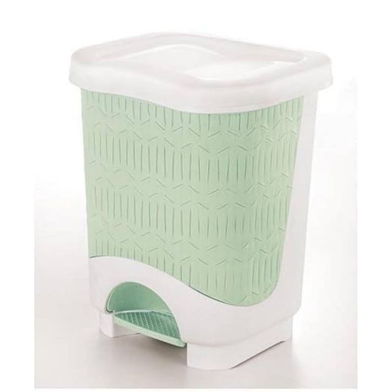 Limon Bamboo Rectangular Dustbin With Pedal