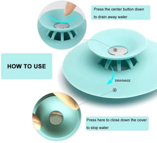 Shower Drain Stopper Strainers Anti-Fouling Sink