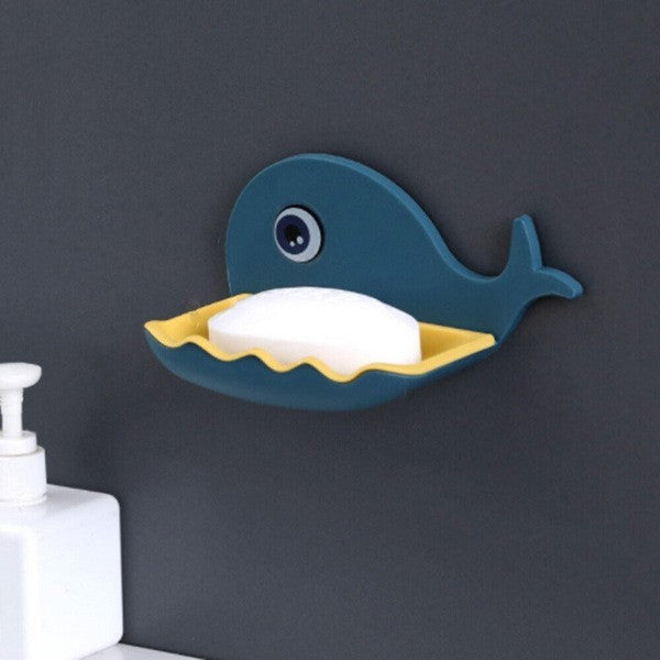 Whale Shapes Soap Dish Wall Mounted