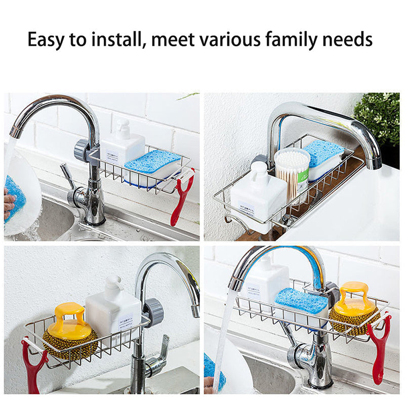 Sink Caddy Organizer Stainless Steel