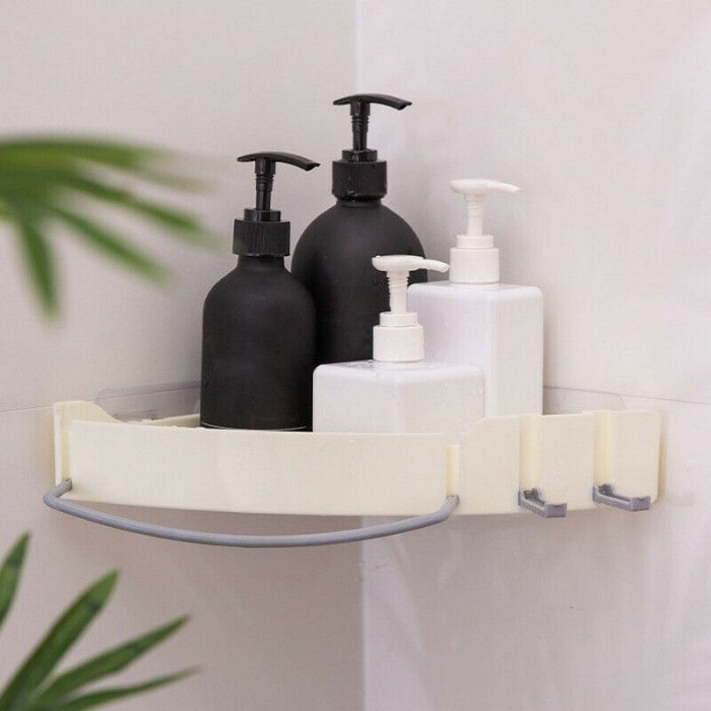 Bathroom Corner Storage Shelf Wall Organizer