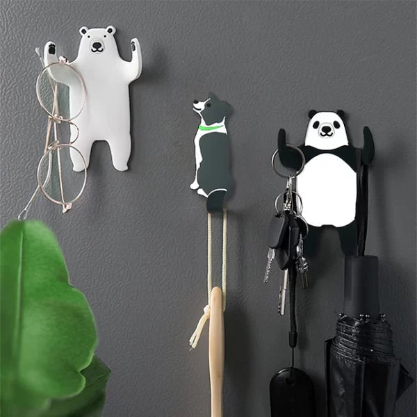 1Pcs Flexible Character Hooks Self Adhesive Reusable