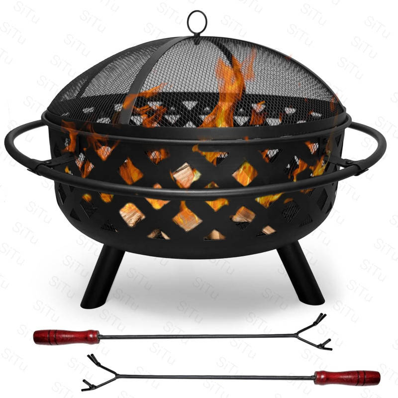Heavy-Duty Outdoor Round Fire Pit