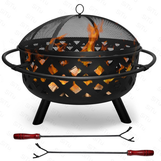 Heavy-Duty Outdoor Round Fire Pit