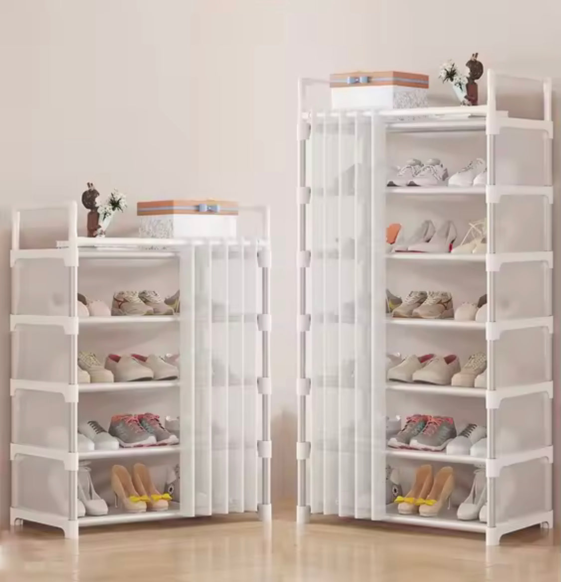 Premium Multi Layer Shoe Rack With Dust Cover