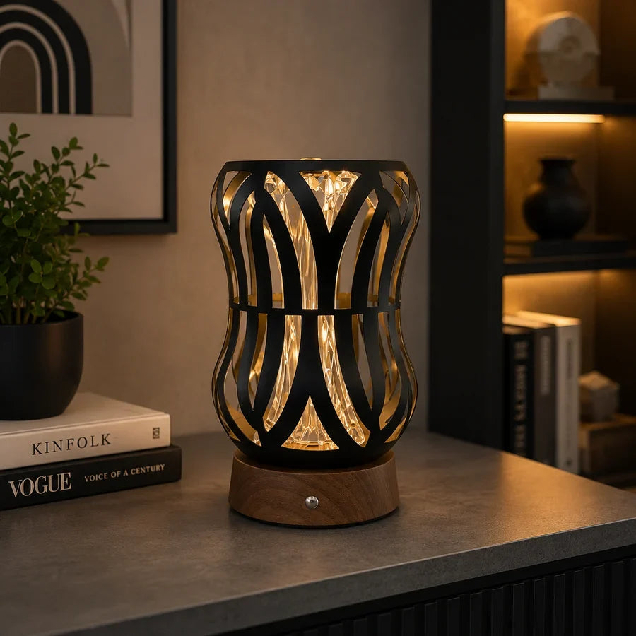 Luna Crystal Glow Decorative Table Lamp