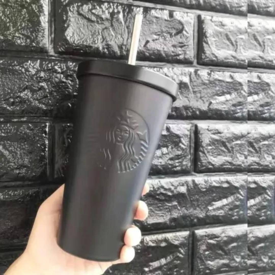 SB COFFEE MUG WITH METAL STRAW