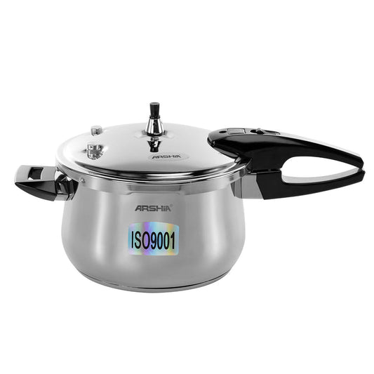 ARSHIA PREMIUM STAINLESS STEEL PRESSURE COOKER 26CM WITH ALUMINIUM BASE