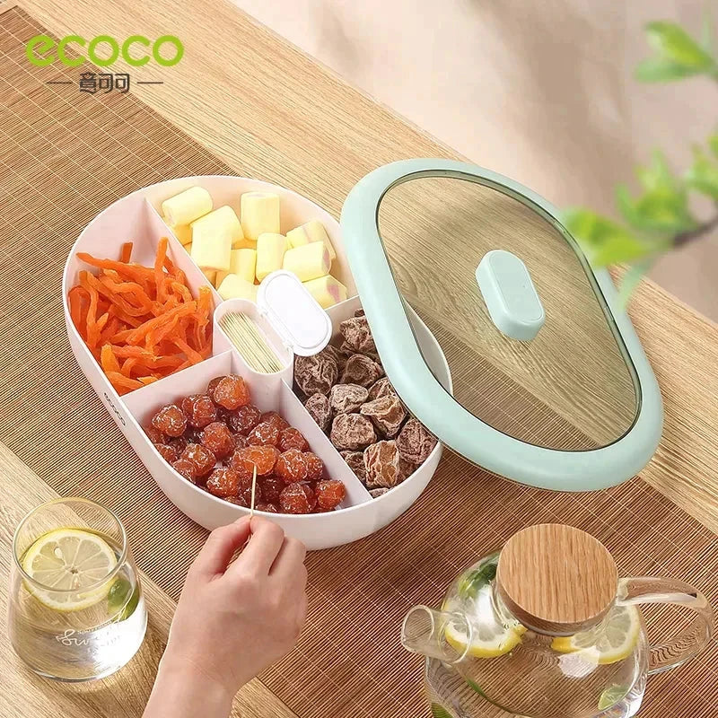 Ecoco Double Layer Candy & Dry Fruits Box