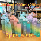 3Pcs Sports Water Bottle