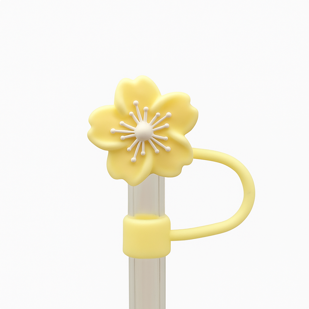 Flower Style Straw Stopper