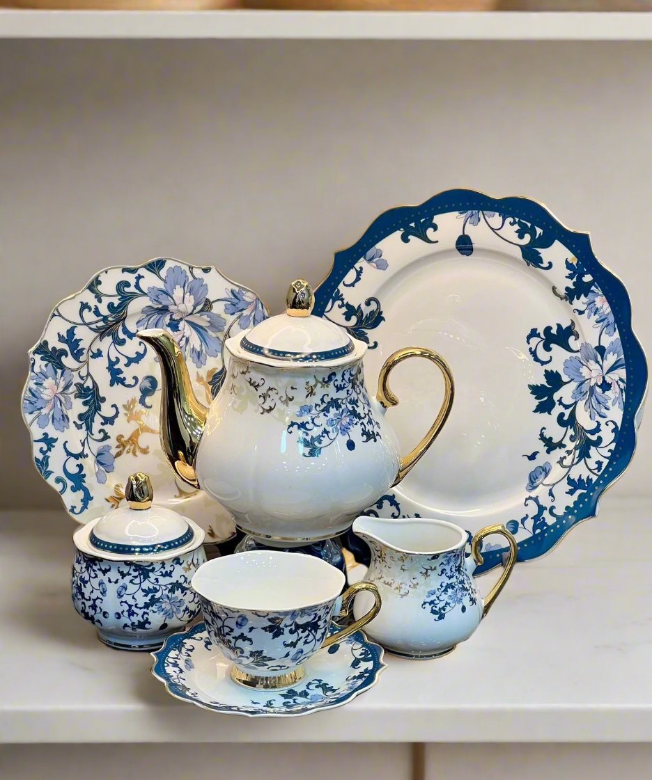 Chinaware Tea Set China Tea Set Royal Palace Fine Bone China Teapot | Historic Royal