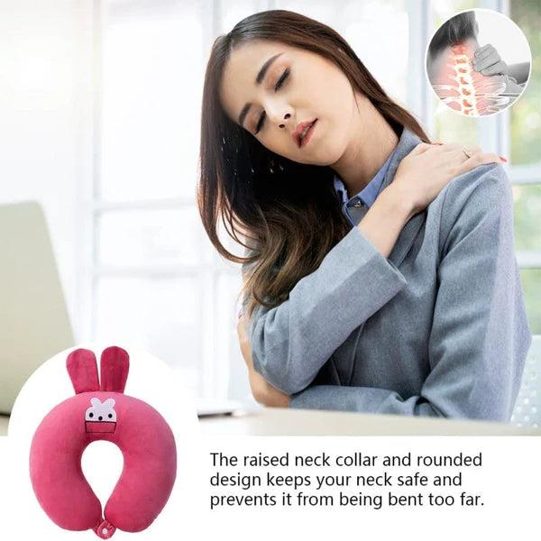 Kids Travel Pillow Cute Neck U Shaped Pillow For Adults And Kids Travel Neck Pillow