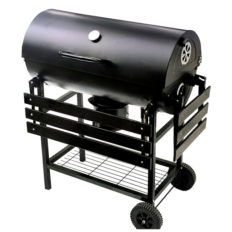 Outdoor Party Automatic Roaster Rotisserie Kit Barrel Bbq Grill