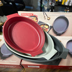 Danny Home Porcelain Bakeware Dishes 3Pcs