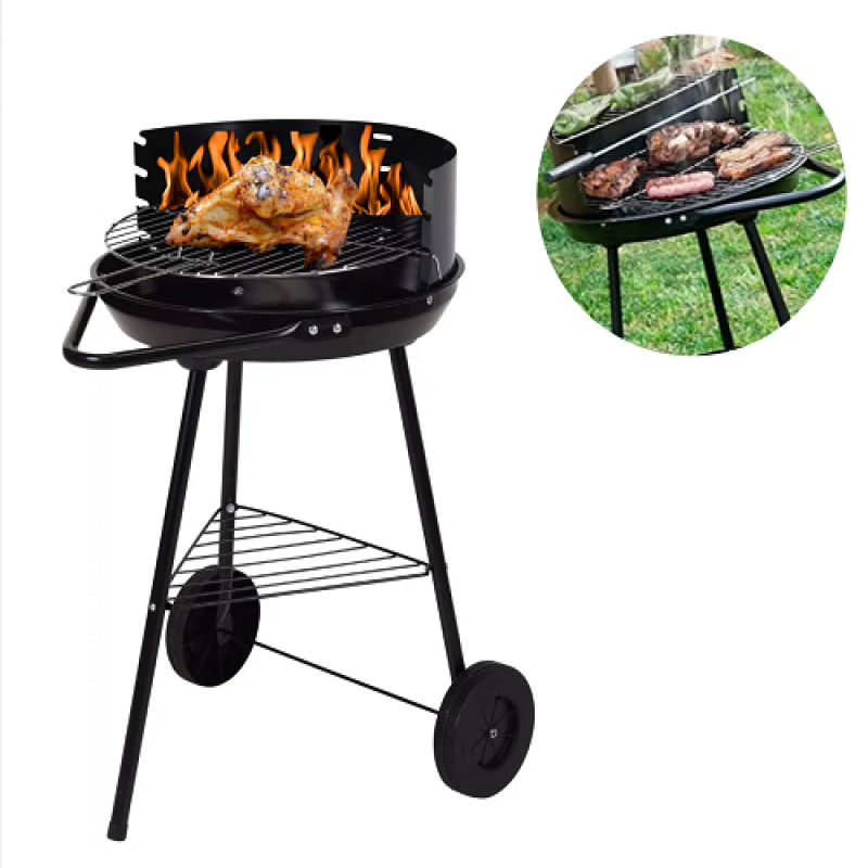 Open Grill Outdoor Portable Grill Round BBQ Plate