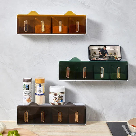Kitchen luxury Wall Mounted Spice Box