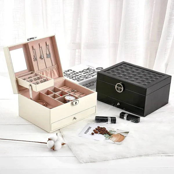 PU Leather Classic Jewelery Organizer