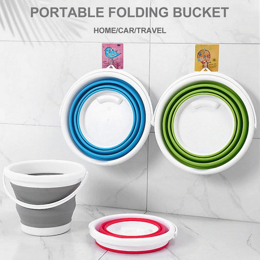 Multi-Functional Eco-Friendly Scalable & Retractable Silicone Bucket 10 Ltr