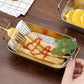 Mini SS Snack Basket with Handle Gold 17 x 10 cm