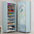 8 Layer Printed Shoe Rack