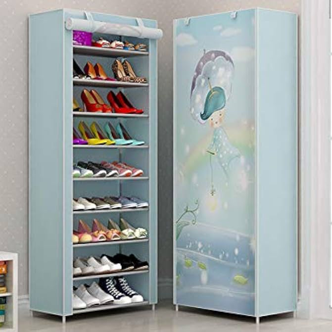 8 Layer Printed Shoe Rack