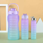 3Pcs Sports Water Bottle