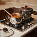 Falez 6L & 9L Stainless Steel Pressure Cooker Set