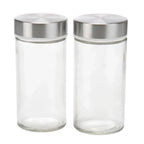 Revolving Glass Spice Jar Set Rack (12 Pc.)
