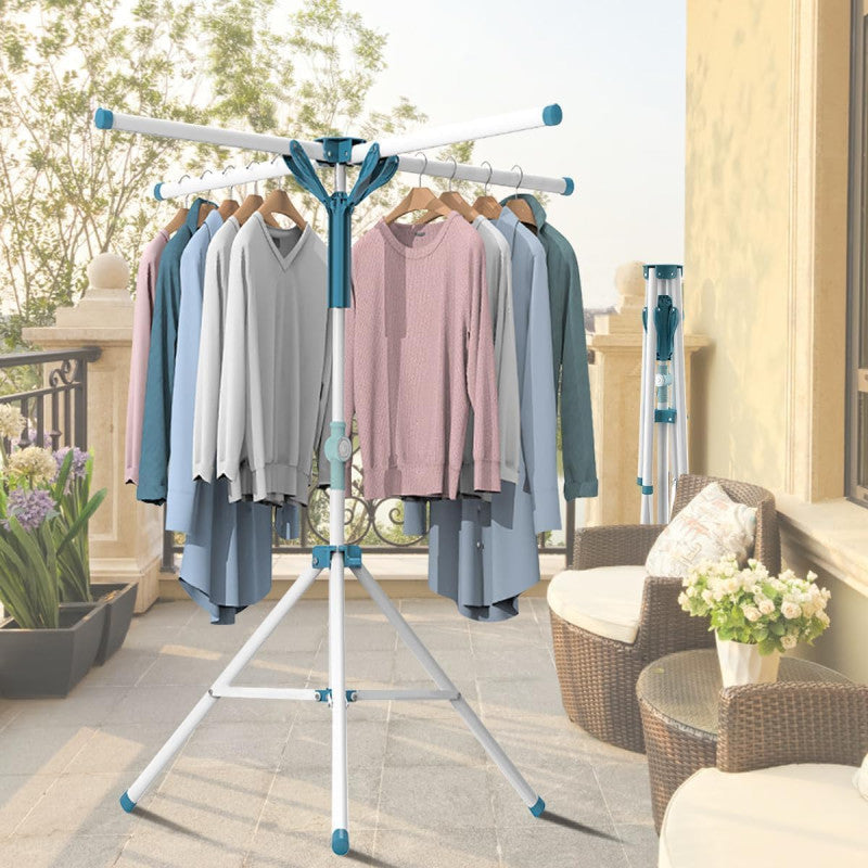 2 TIER FOLDING CLOTHES DRYING RACK