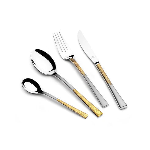 ARSHIA GOLD AND SILVER 26PCS PREMIUM CUTLERY SETS TM762GS