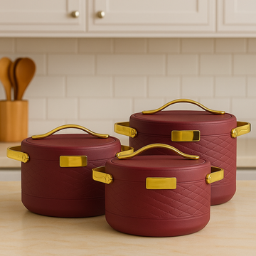 Premium Insulated Hotpots - Maroon