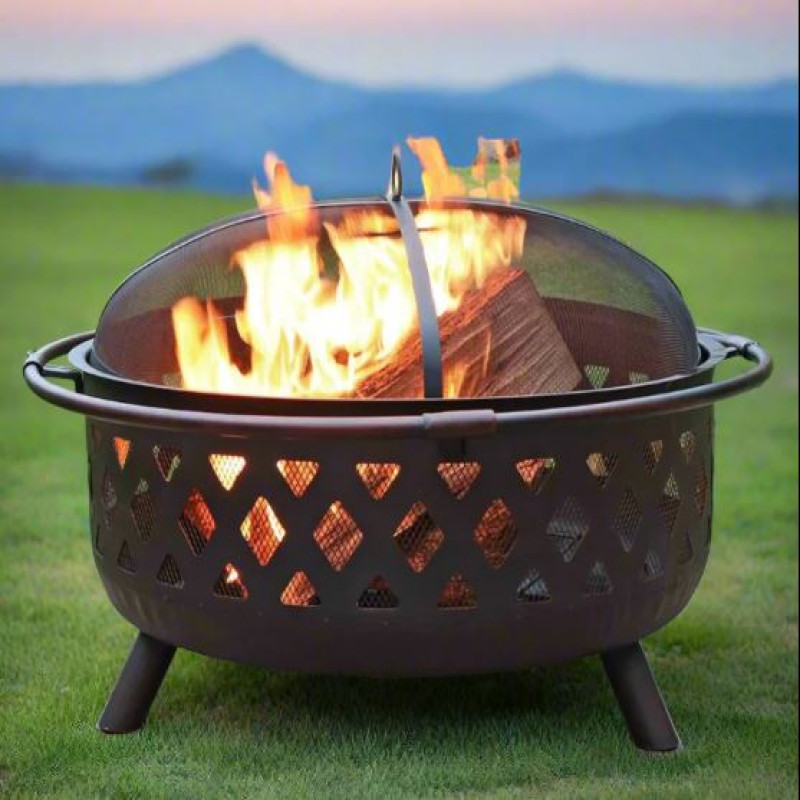 Heavy-Duty Outdoor Round Fire Pit