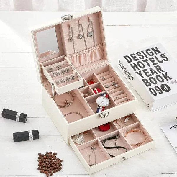 PU Leather Classic Jewelery Organizer