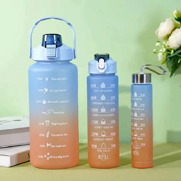 3Pcs Sports Water Bottle