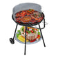 Open grill outdoor portable grill round BBQ plate