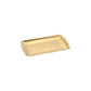 Stainless Steel Rectangular Tray Gold (22 x 14 cm)
