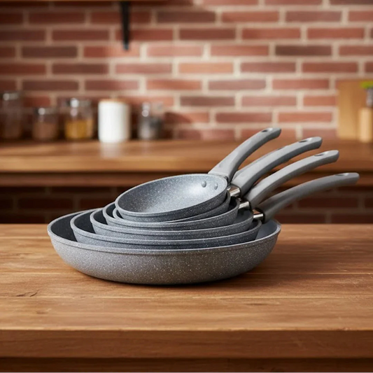 O.M.S Premium Granite Non-Stick Fry Pan - Grey
