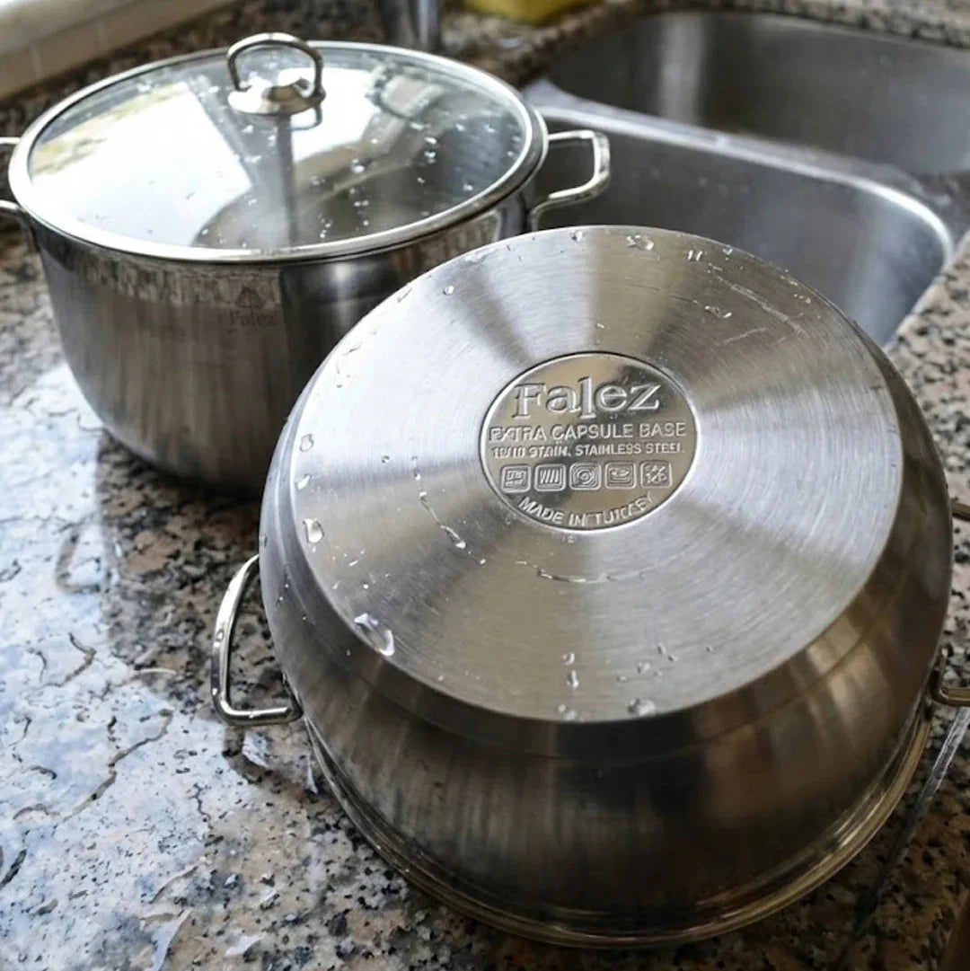 Falez Premium Stainless Steel Pot Series