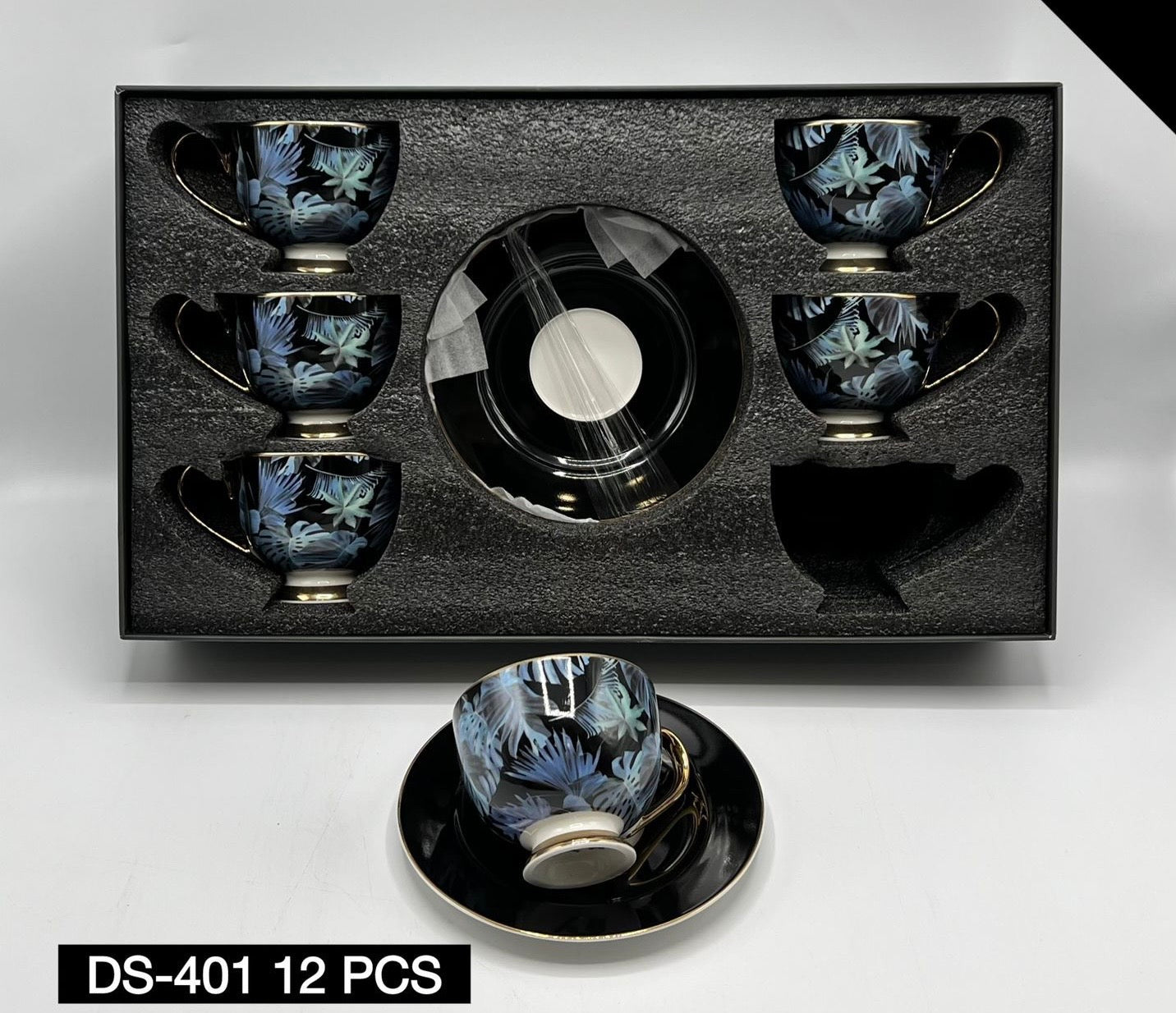 12 Pcs Cup & Saucers Set