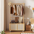 MULTIFUNCTIONAL BAMBOO CLOTHES HANGER