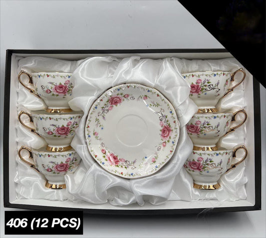 Royal Albert 12 Pcs Cup & Saucers Set